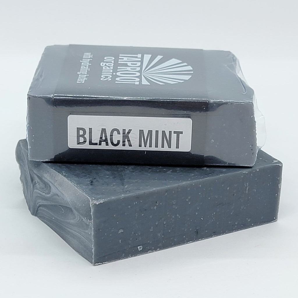 Black Mint Bar Soap by Taproot Organics